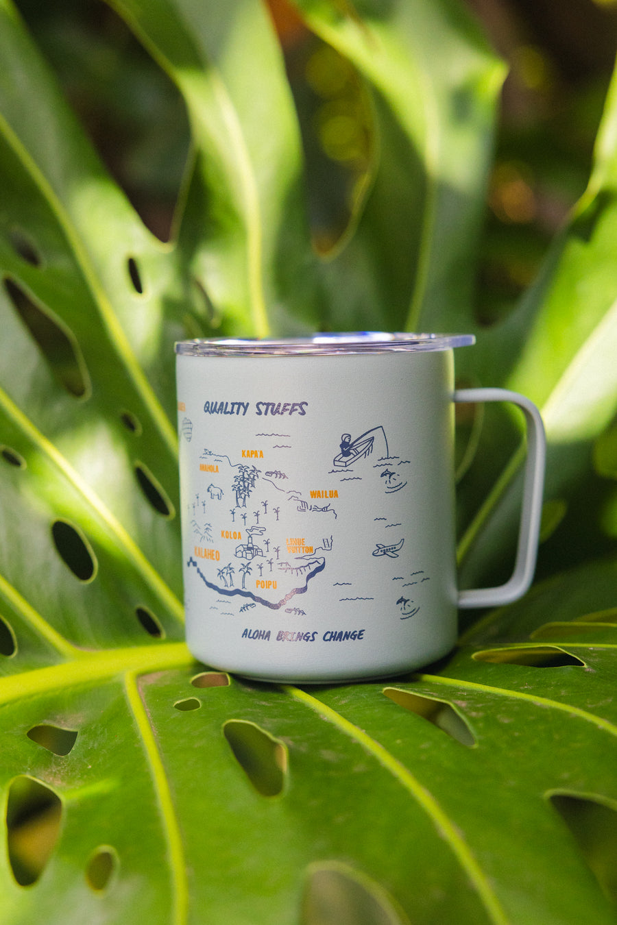 Kauai Map Camp Mug
