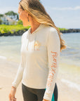 W's Hau Hibiscus Double Shaka Sun Blocka UV Hoodie