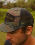 Corpo Logo Structured Trucker - Camo