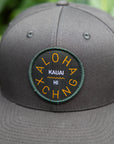 Stamp Logo Structured Snapback - Olive