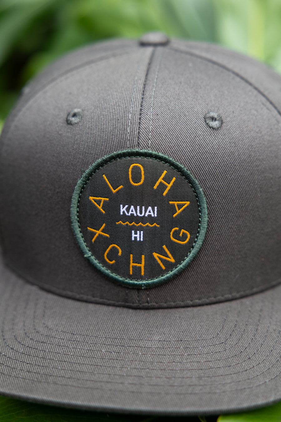 Stamp Logo Structured Snapback - Olive