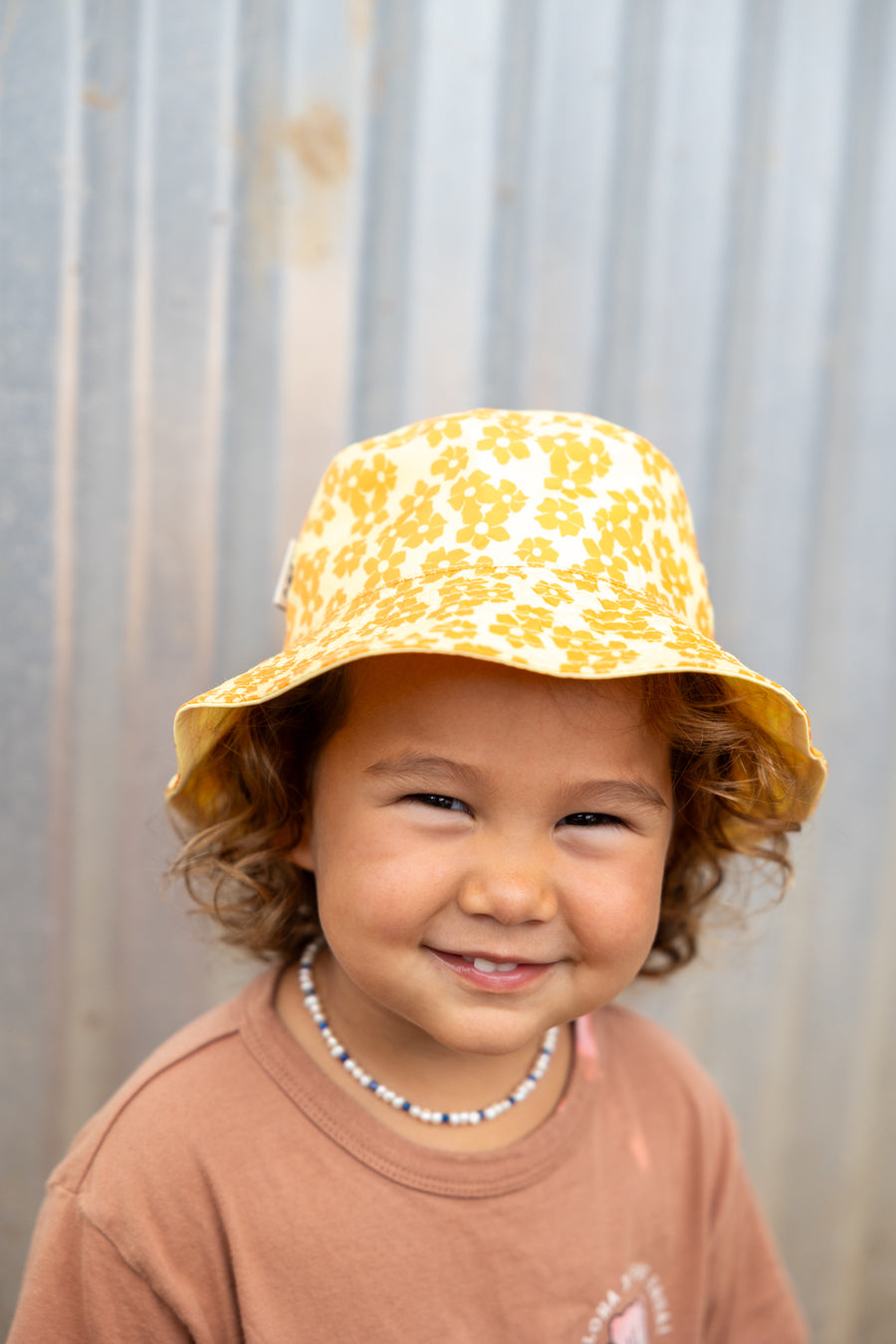 Kids Puakenikeni Reversible Bucket Hat