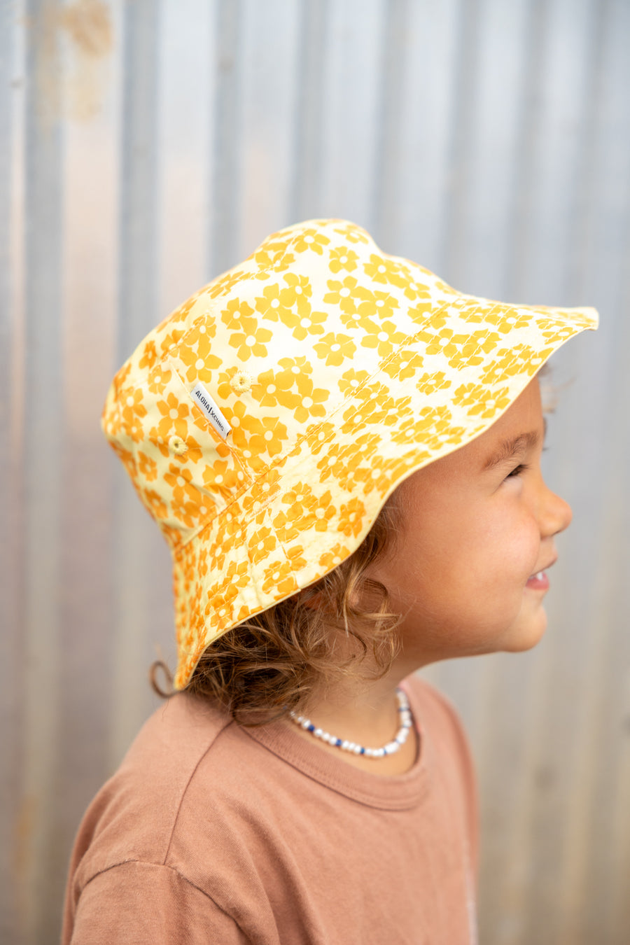 Kids Puakenikeni Reversible Bucket Hat