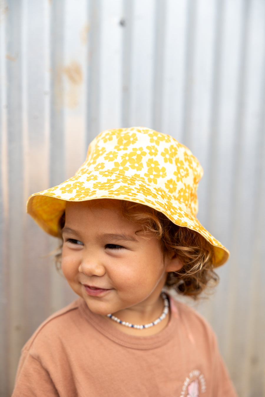 Kids Puakenikeni Reversible Bucket Hat