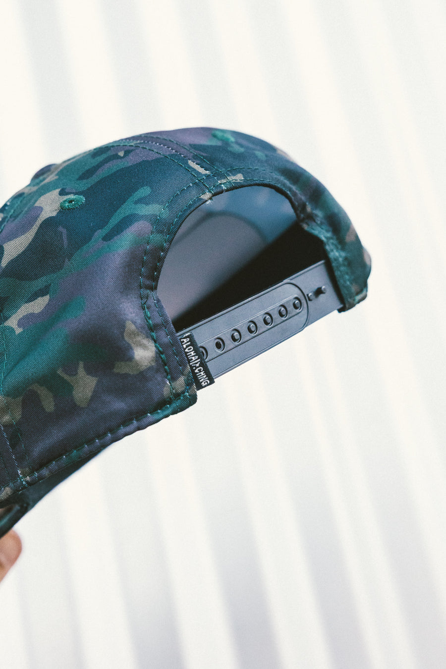 Shop Logo Structured Snapback - Camo