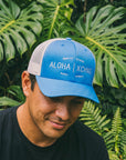 Corpo Structured Trucker Hat - Sky Blue