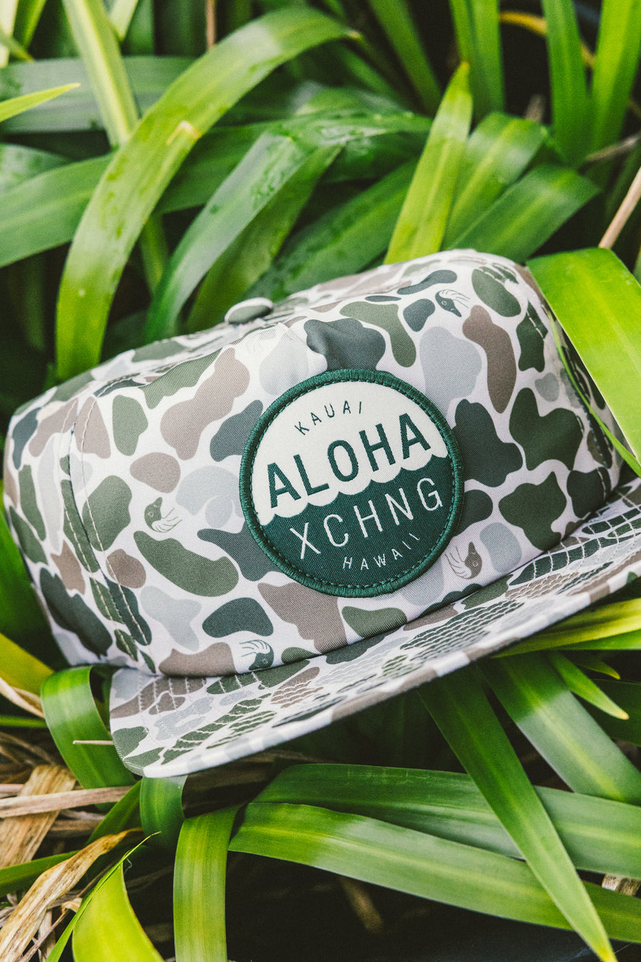 Nene Camo Shop Logo 5 Panel Unstructured Snapback