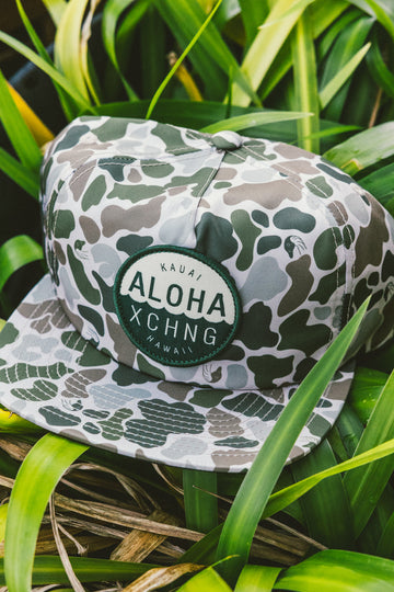 Nene Camo Shop Logo 5 Panel Unstructured Snapback