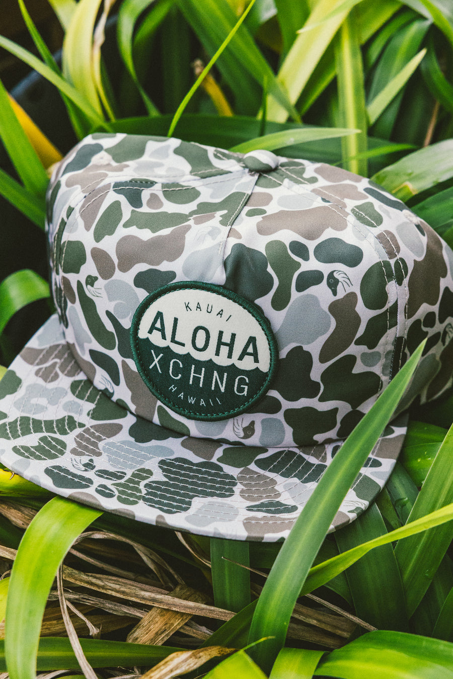 Nene Camo Shop Logo 5 Panel Unstructured Snapback