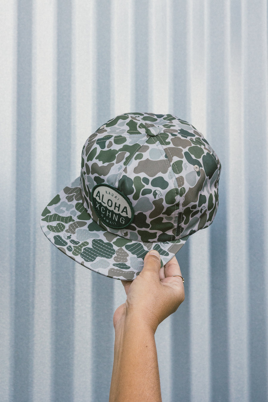 Nene Camo Shop Logo 5 Panel Unstructured Snapback