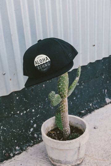 Shop Logo Structured Snapback - Black