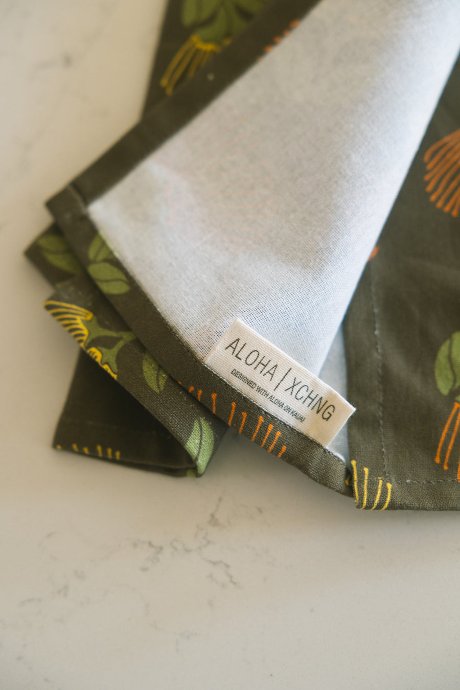Brown Ohia Tea Towel