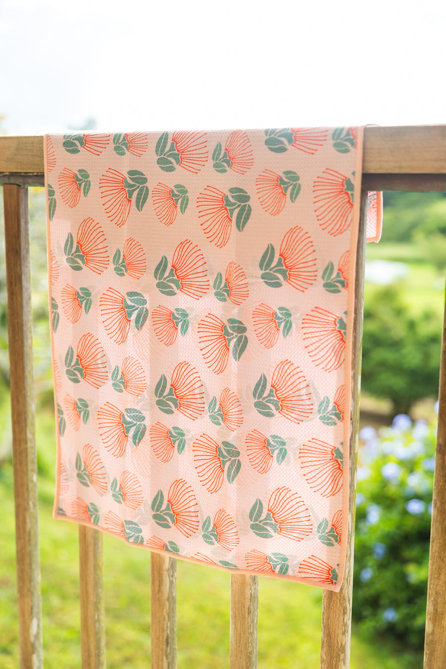 Pink Ohia Quick Dry Kitchen Towel