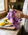 Orchid Print Kitchen Towel