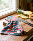 Sexy Pink Heliconia Kitchen Towel