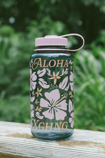 Aloha Hibiscus Nalgene Bottle