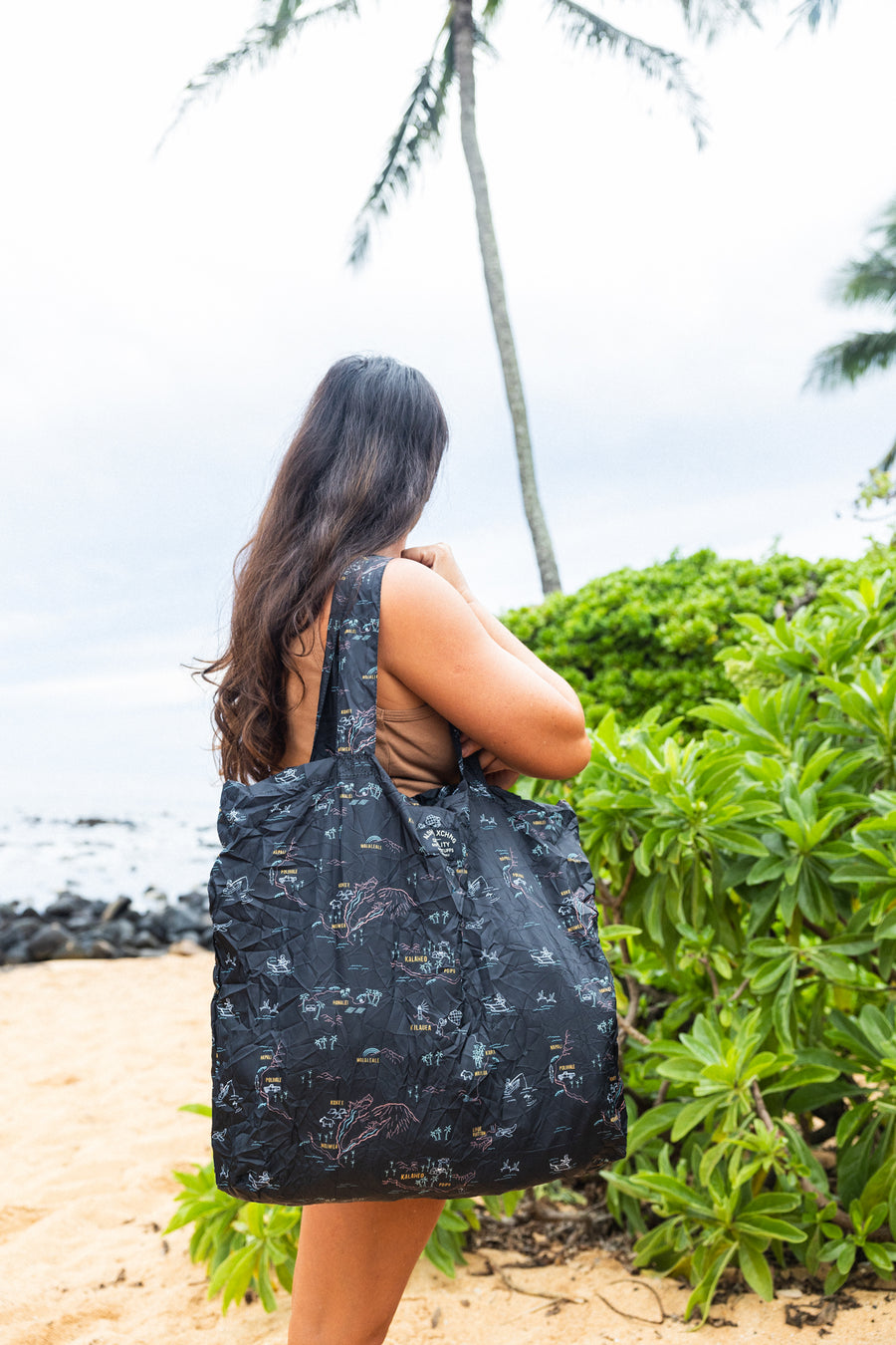 Kauai Map Pack Tote