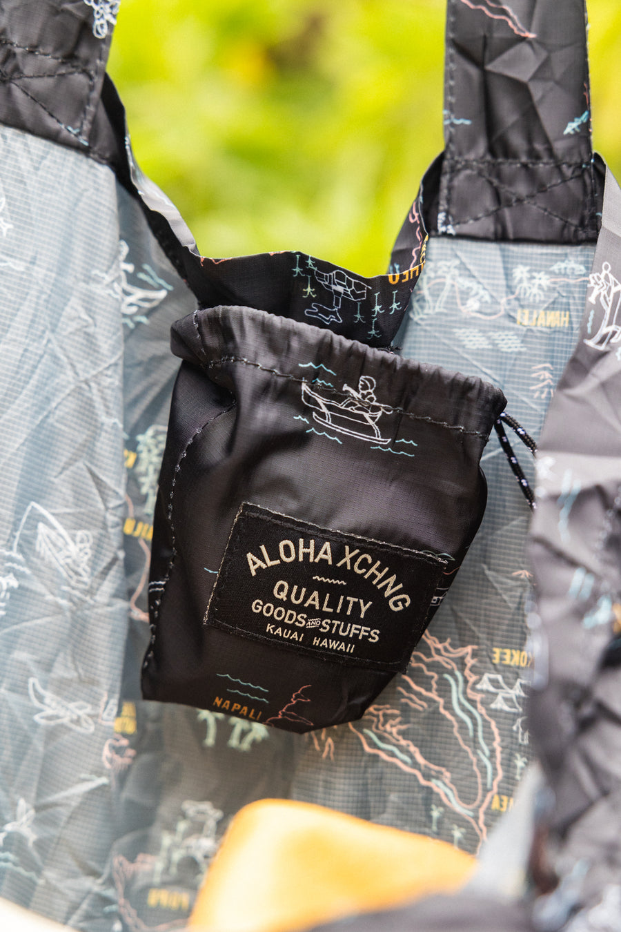 Kauai Map Pack Tote