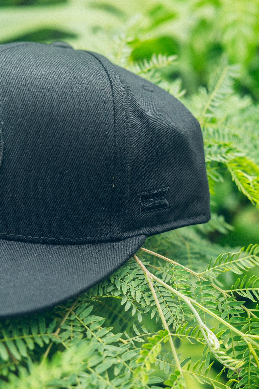 Shop Logo Structured Snapback - Black