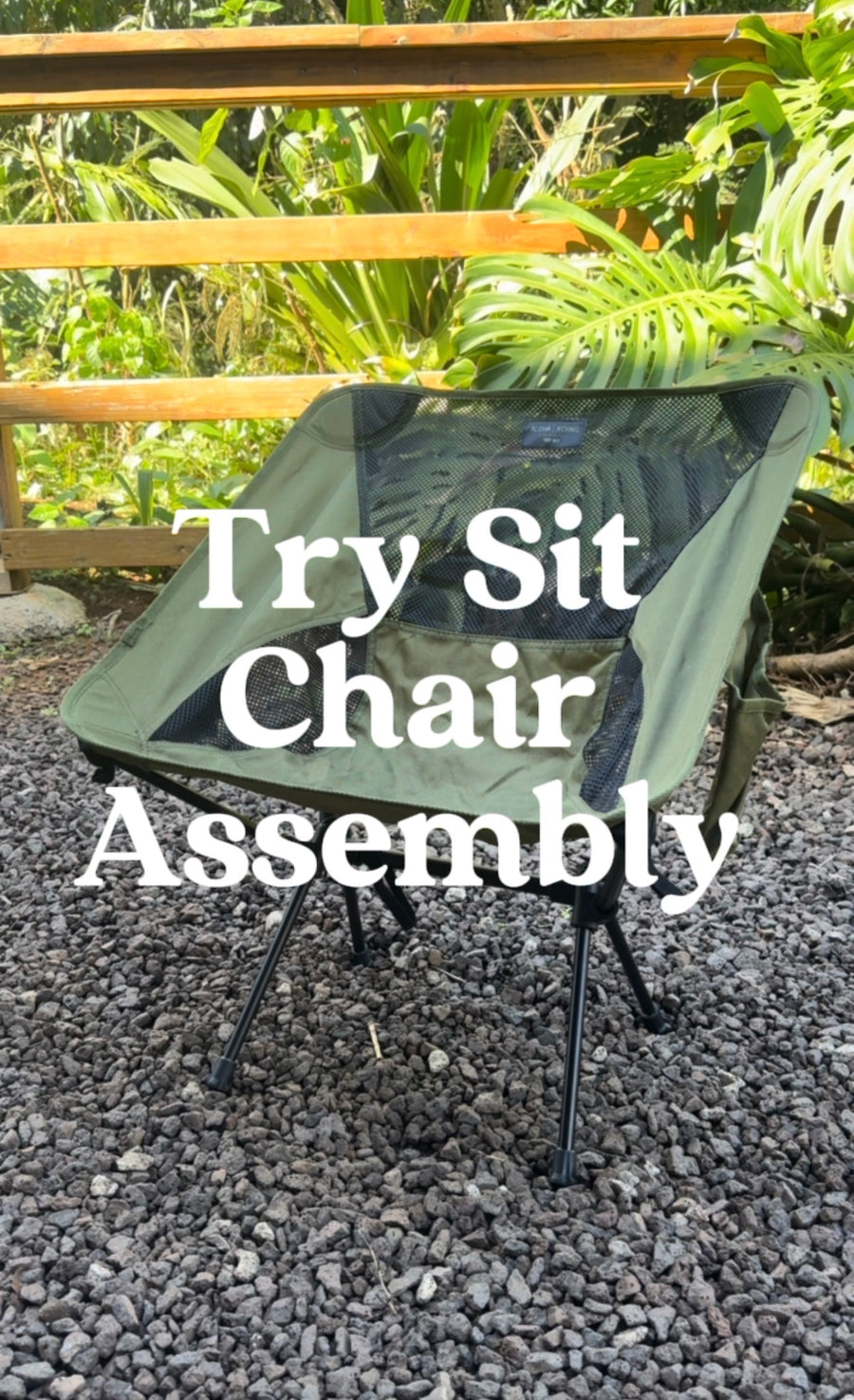 Try Sit Camp Chair - Ohia – Aloha Exchange