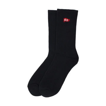 Youth AX Flag Sock - Solid Black