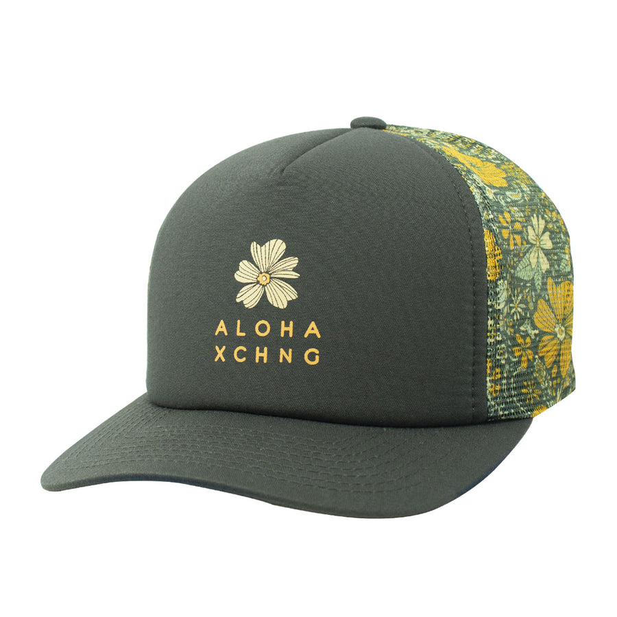 Flower Bloom Foam Trucker