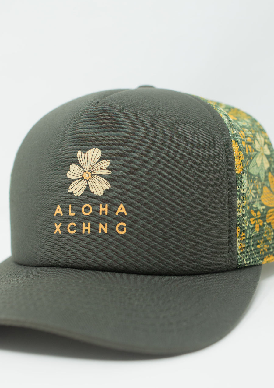 Flower Bloom Foam Trucker