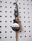 Aloha Xchng Shop Logo Keychain